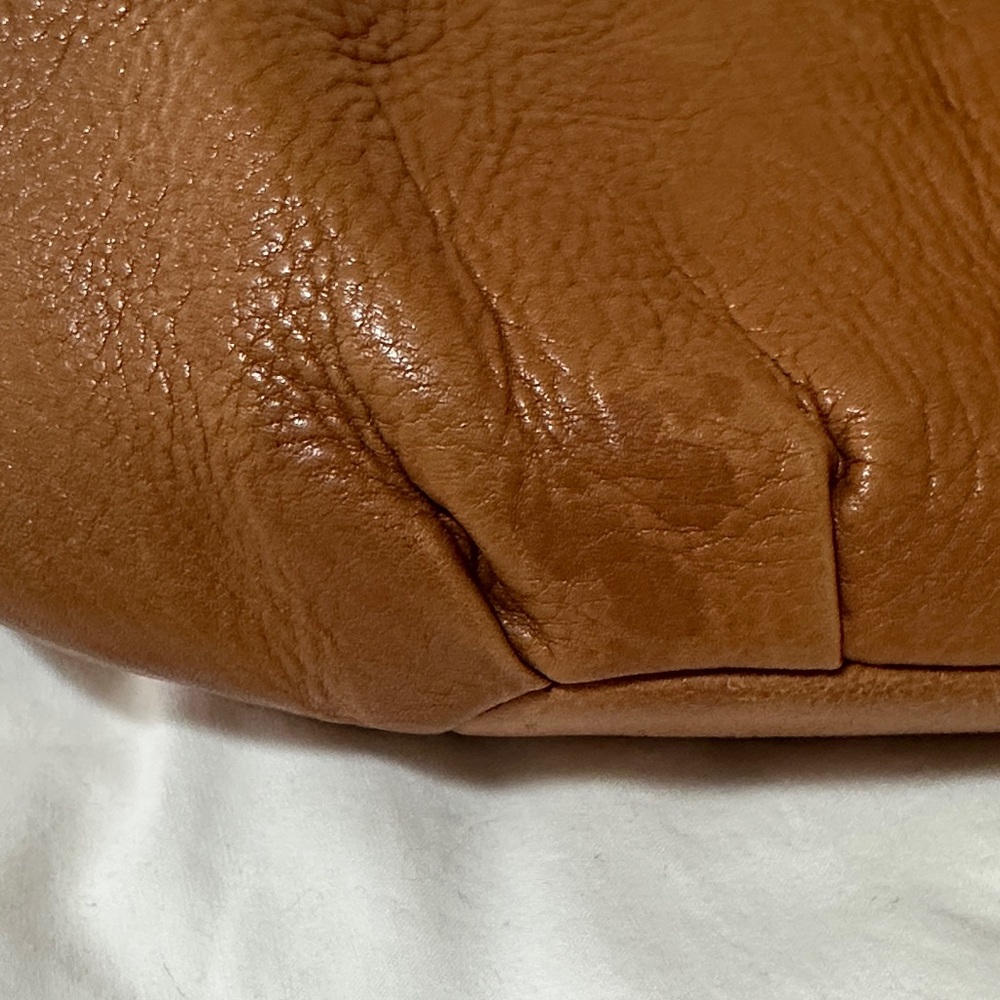 Sigrid Olsen Cognac Brown Leather Hobo with Tassel Accent - Picture 12 of 16